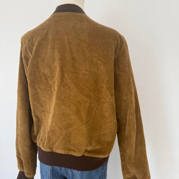 AMERICAN APPAREL CLASSIC CORDUROY BOMBER JACKET - Picture 3 of 7